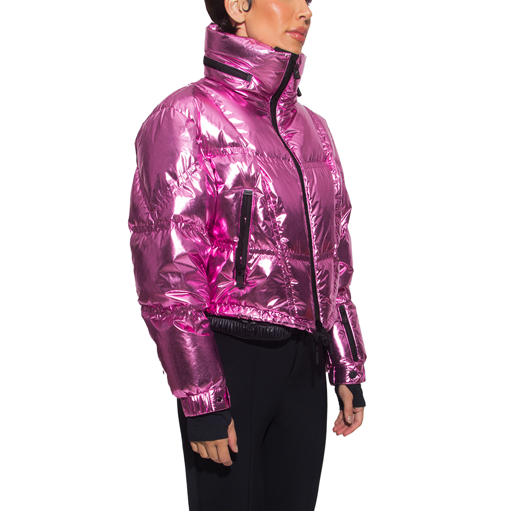 Moncler Ski Metallic Valsorey Short Down Jacket 3