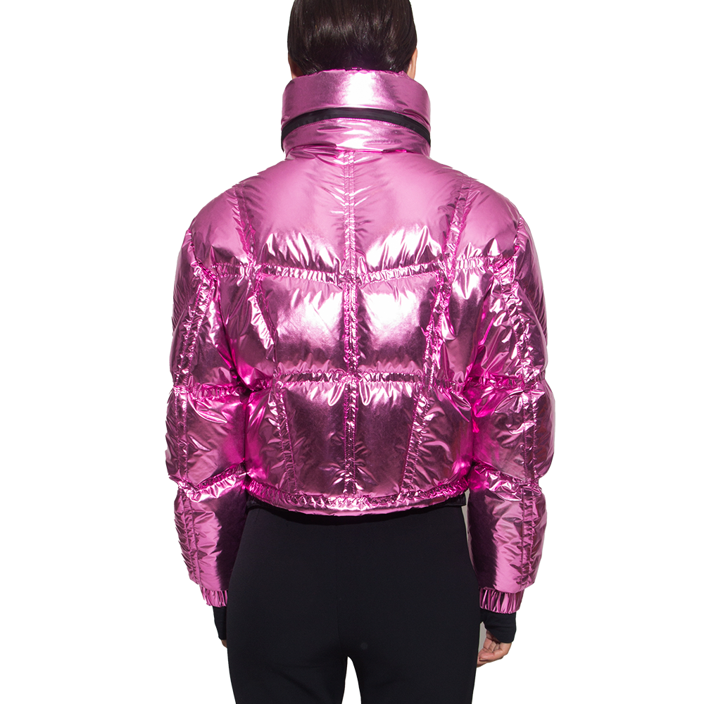 Moncler Ski Metallic Valsorey Short Down Jacket 5